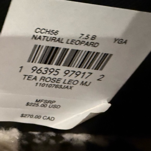 Coach Leopard Print Mules - Picture 2 of 2